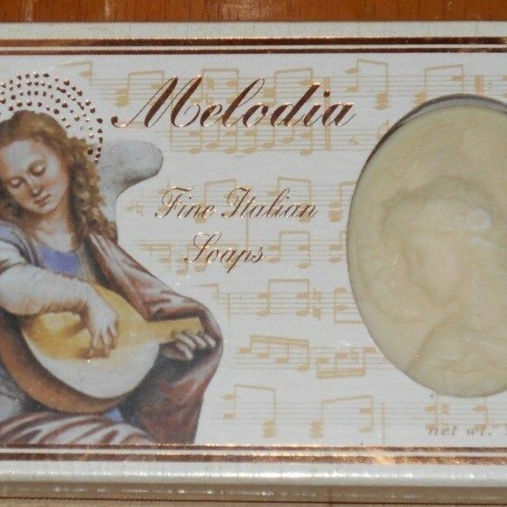 Rare 3 Piece Melodia Fine Italian Bath Soaps